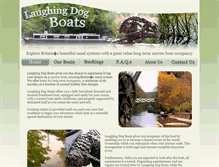 Tablet Screenshot of laughingdogboats.co.uk